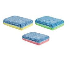 Trio d'Eponge Microfibre Double Face